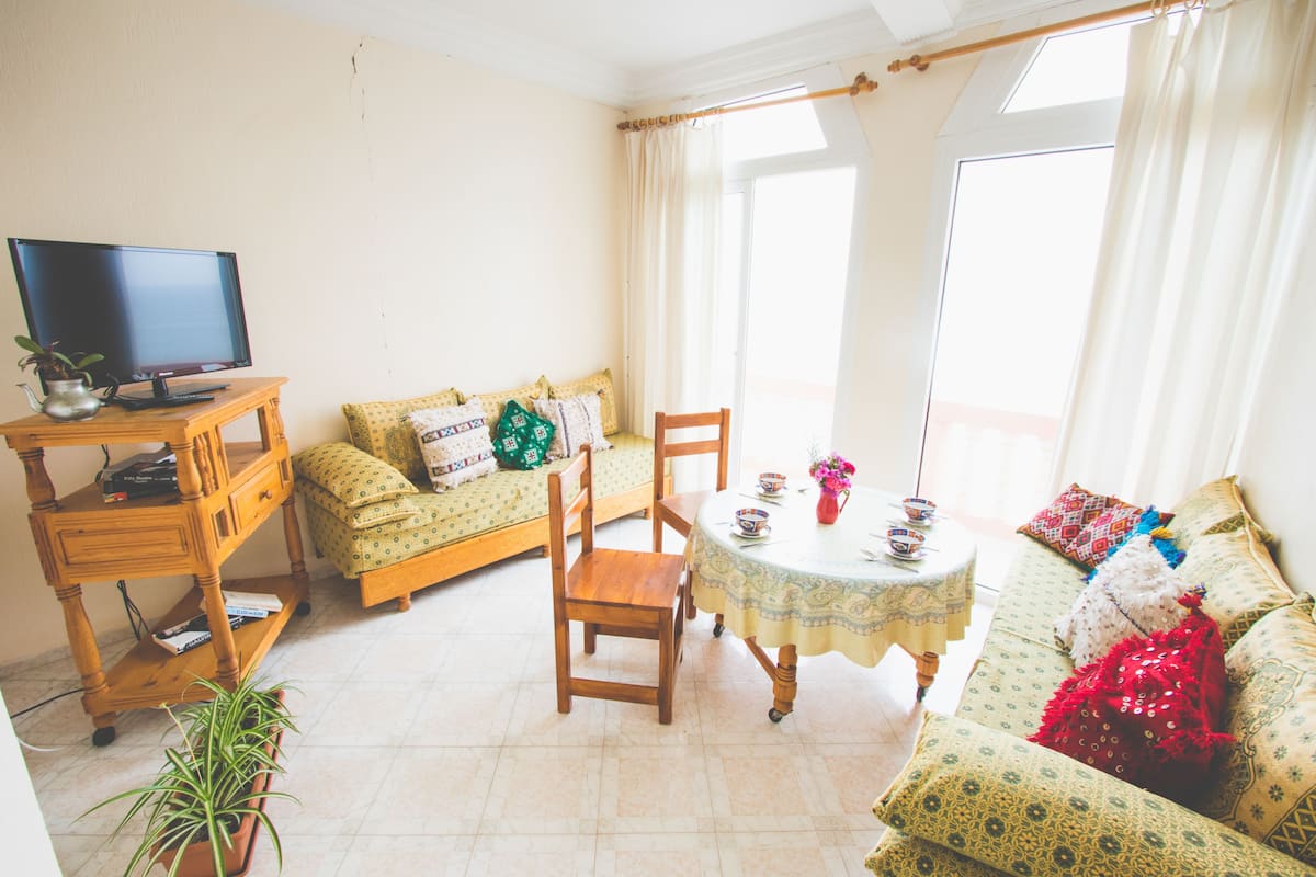 Appartamento Basic, 1 camera da letto, vista oceano | Area soggiorno