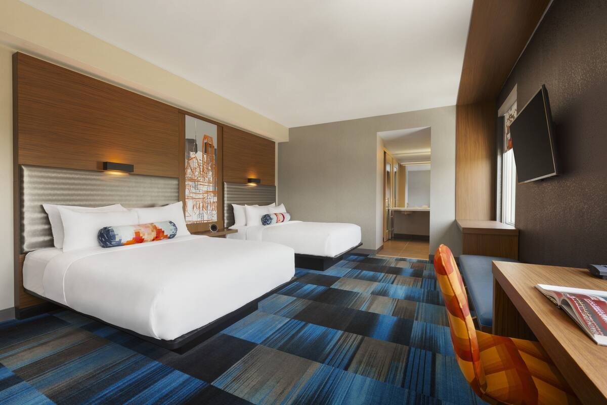 In-room safe, desk, blackout curtains, iron/ironing board