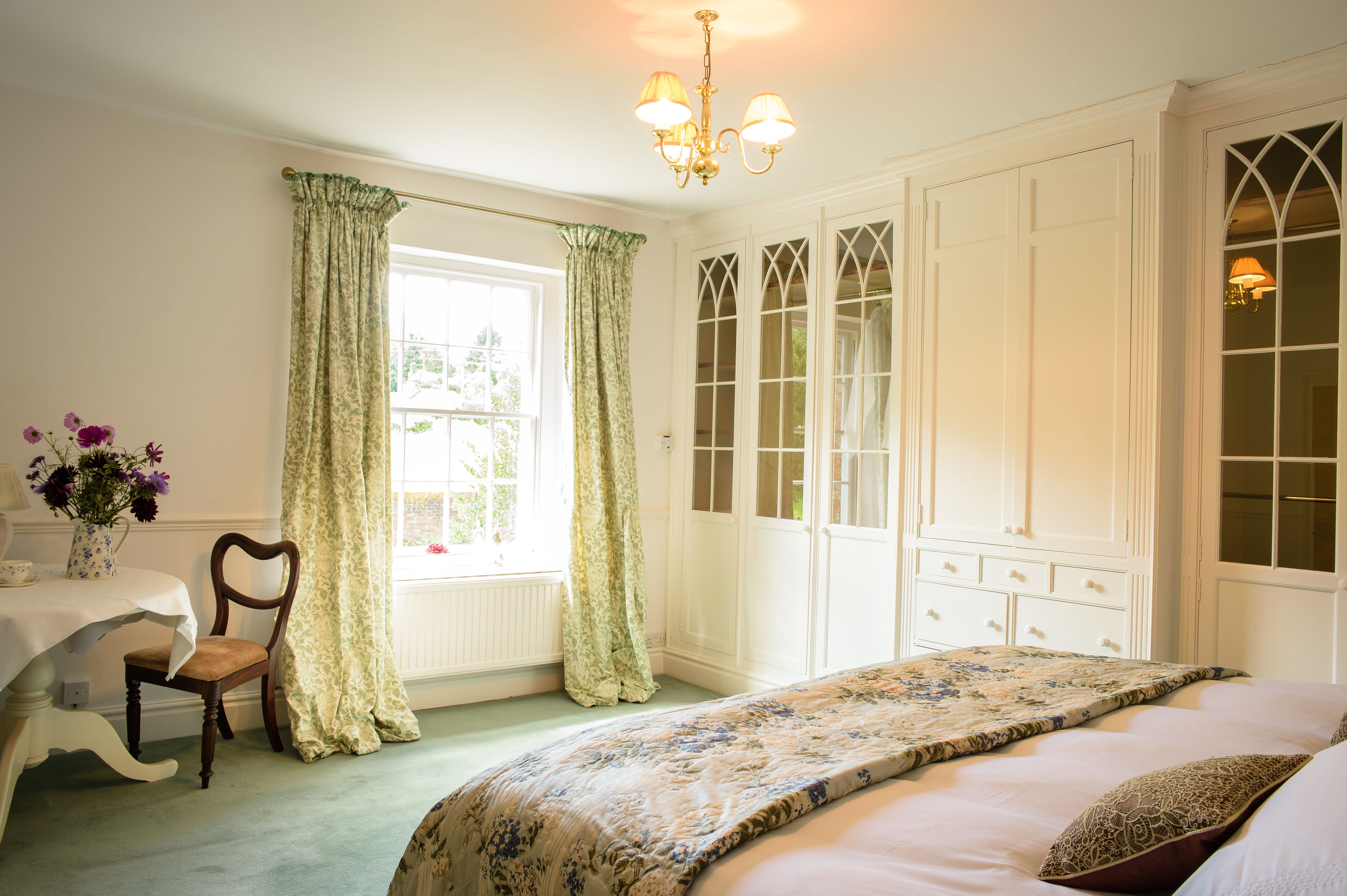 Habitación con 1 cama matrimonial o 2 individuales (The Orchard Room)