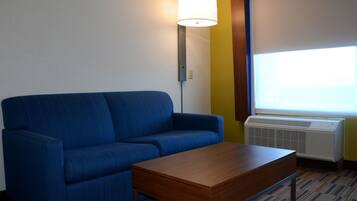 Suite, 1 King Bed with Sofa bed | Desk, blackout drapes, soundproofing, iron/ironing board