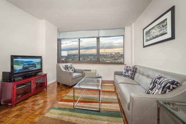Deluxe Apartment, 1 Bedroom | Living room