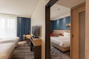 Family Room, Multiple Beds (Connecting Rooms) | Hypo-allergenic bedding, in-room safe, desk, laptop workspace