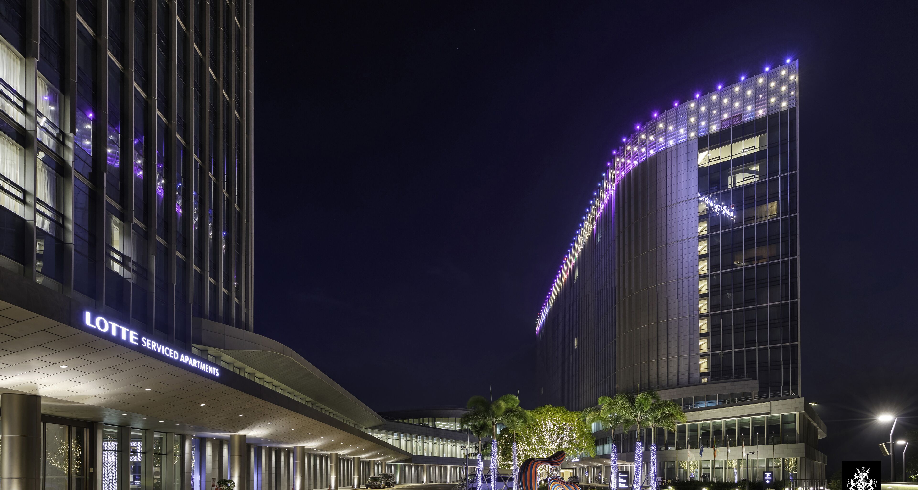 front of property – evening/night