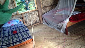 Basic-enkeltværelse - privat badeværelse | 2 soveværelser, sengetøj