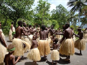 Outdoor banquet area - Volcano Island Paradise (Tanna Island)