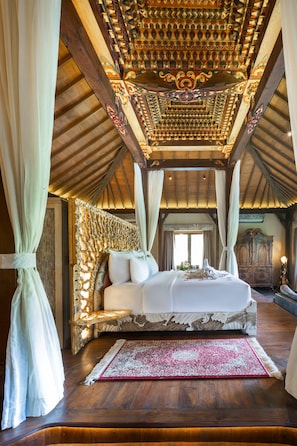 Premium bedding, pillow-top beds, free minibar, in-room safe