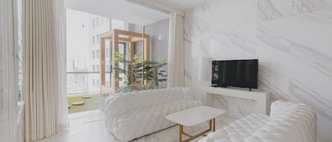 ACC Double Suite (Styler) | 1 Schlafzimmer, Zimmersafe, Schreibtisch, Verdunkelungsvorhänge