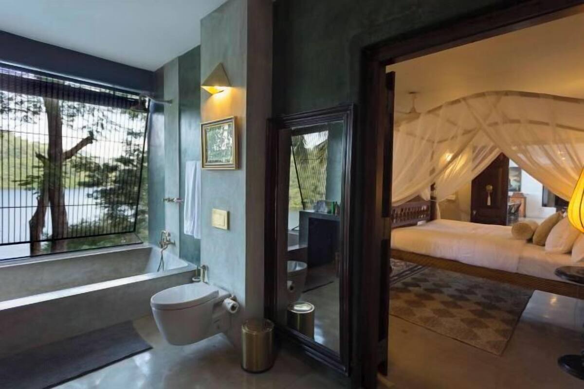Ropa de cama de alta calidad y minibar