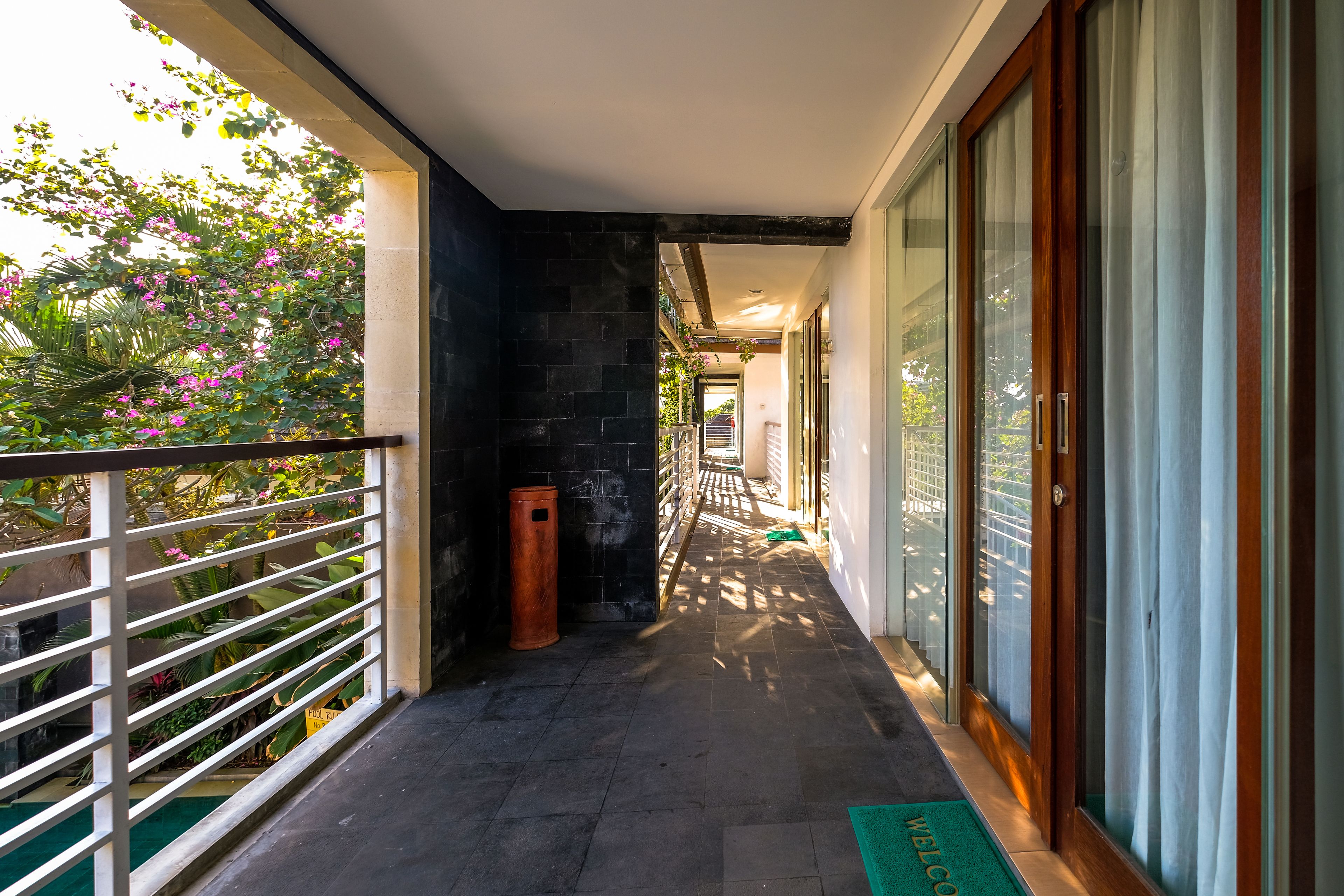 double room with garden view | view from room