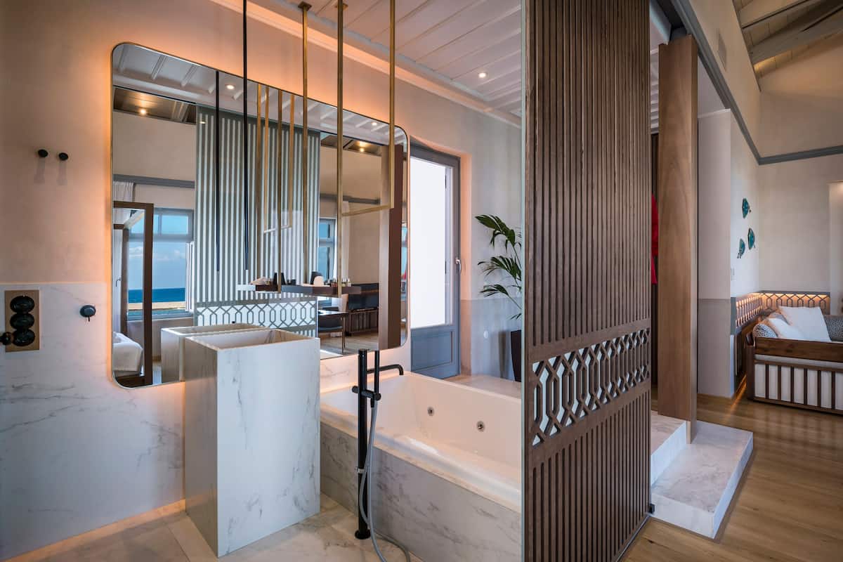 presidential suite, terrace, sea view | 1 bedroom, egyptian cotton sheets, premium bedding, down duvets