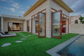 Balinese Modern Two Bedrooms Villa - Upper Floor | 1 bedroom, individually decorated, desk, laptop workspace