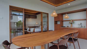 Balinese Modern Two Bedrooms Villa - Upper Floor | 1 bedroom, individually decorated, desk, laptop workspace