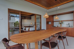 Balinese Modern Two Bedrooms Villa - Upper Floor | 1 bedroom, individually decorated, desk, laptop workspace