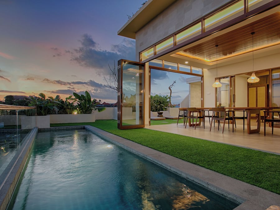 Balinese Modern Two Bedrooms Villa - Upper Floor | 1 bedroom, individually decorated, desk, laptop workspace