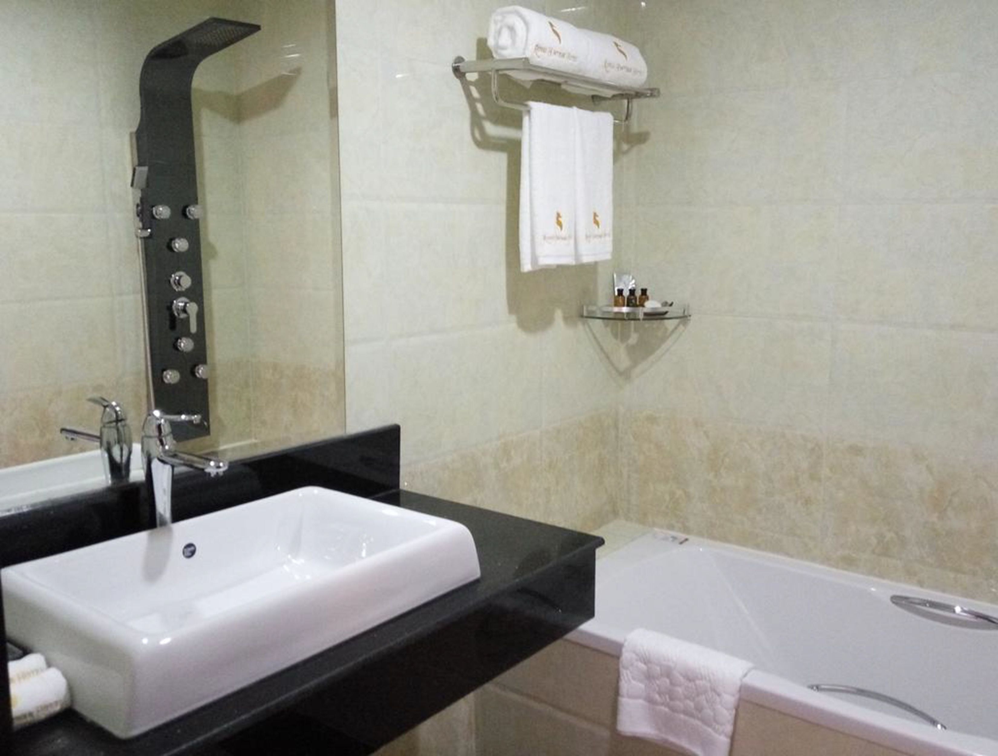 free toiletries, hair dryer, bathrobes, slippers