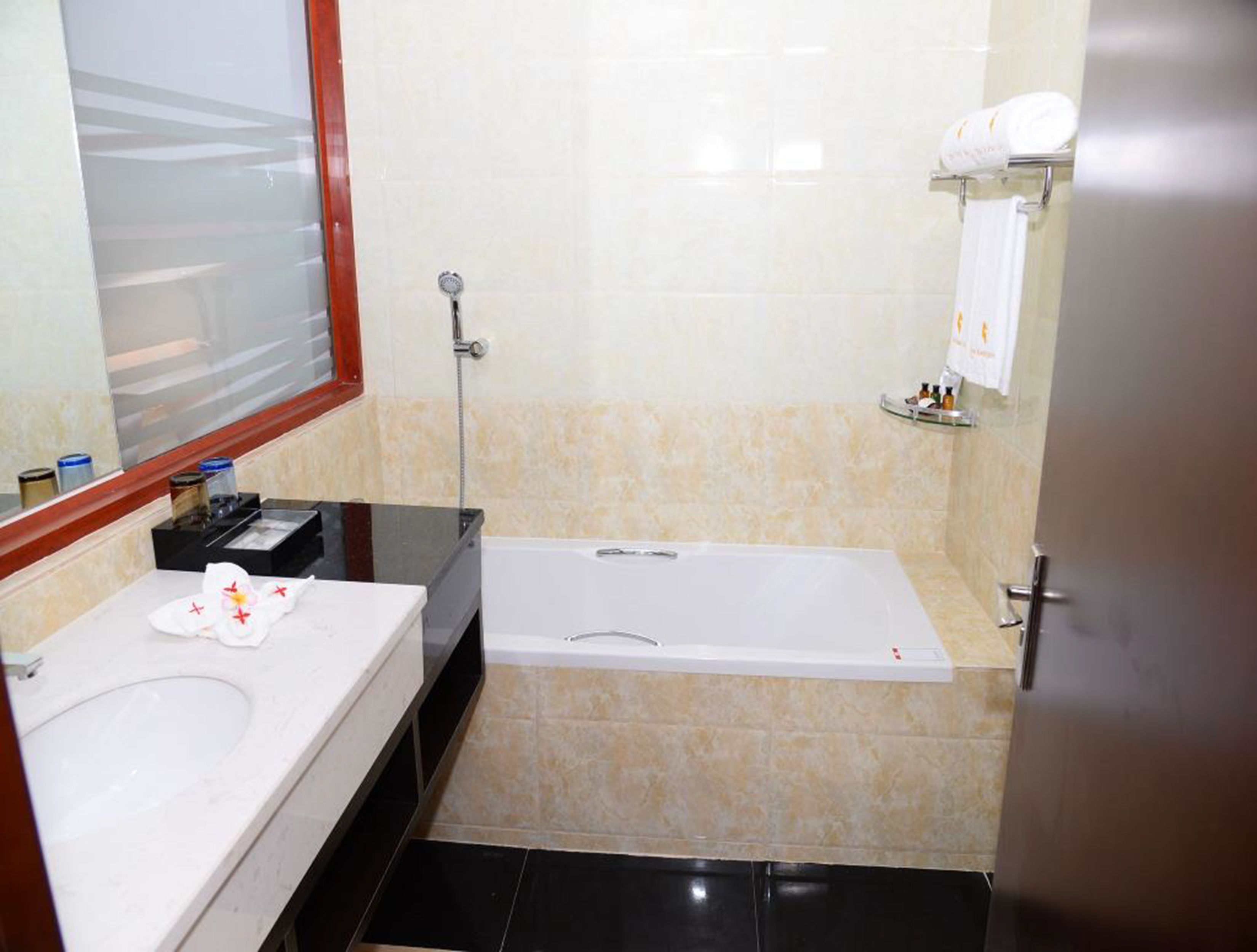 royal hinthar suite | bathroom | free toiletries, hair dryer, bathrobes, slippers