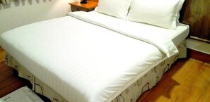 Pillow-top beds, minibar, in-room safe, desk
