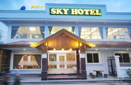 Front of property. Sky Hotel Hlaing Thar Yar Yangon