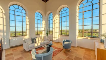 Luxury-Suite, Terrasse (con Terrazzo Belvedere) | Wohnbereich