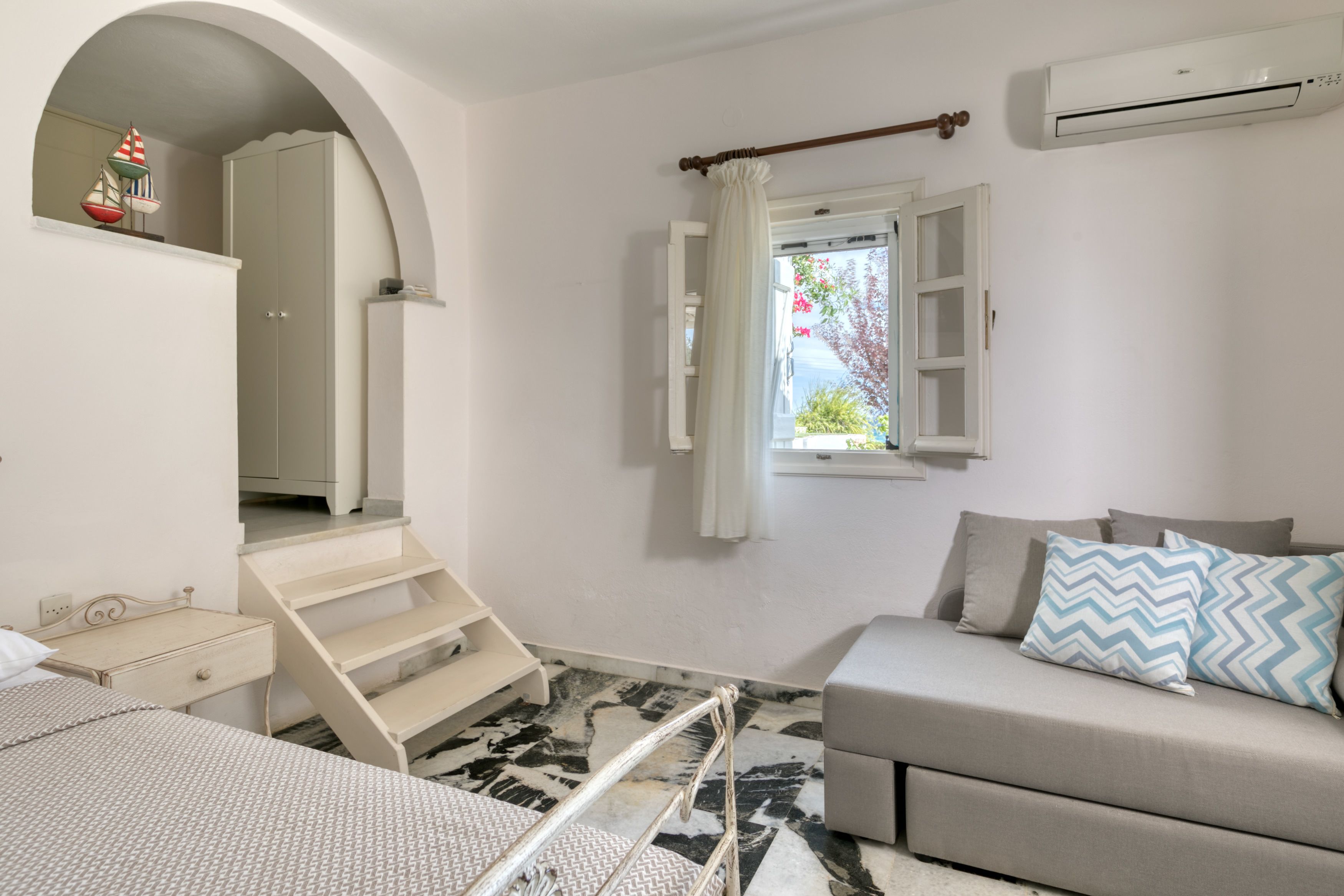 apartment, partial sea view | 1 bedroom, premium bedding, memory-foam beds, desk