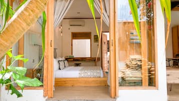 Deluxe Villa, 1 Bedroom, Private Pool | 1 bedroom, premium bedding, memory-foam beds, minibar