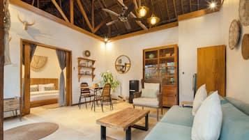 Deluxe-Villa, 1 Schlafzimmer, eigener Pool | Terrasse/Patio