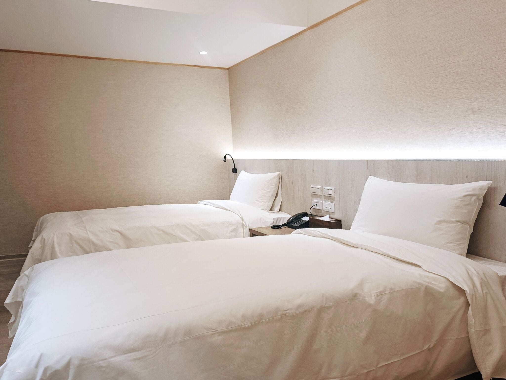 Eenvoudige Twin kamer, 2 eenpersoonsbedden | Gratis wifi, beddengoed