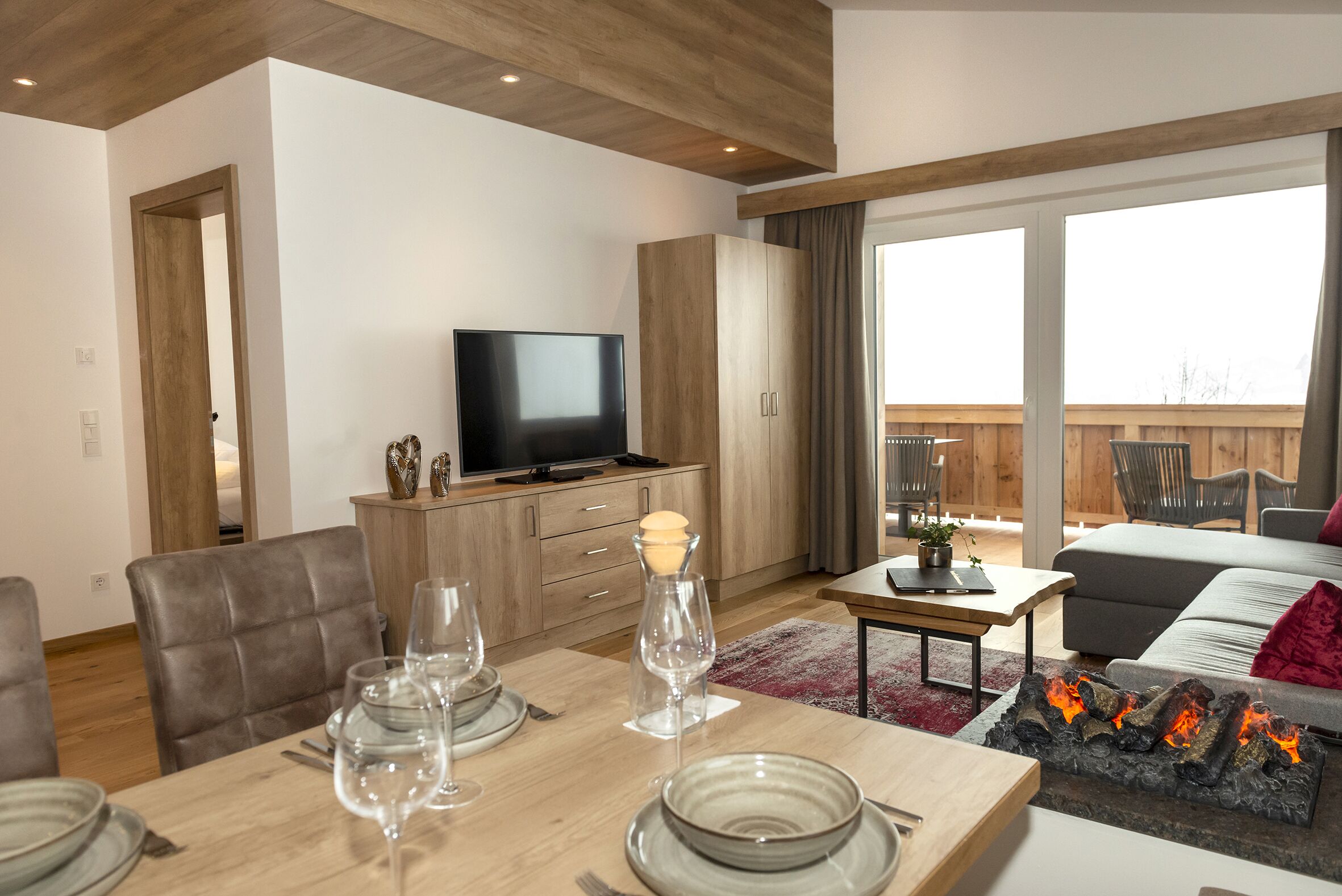 Apartamento familiar | Servicio de comidas en la habitación