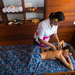 Couples treatment rooms, hot stone massages, facials