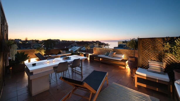 Executive Apartment | Terrace/patio - Hanim Hotel (Chania)