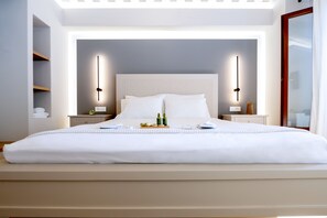 Executive-huoneisto | Egyptinpuuvillaiset lakanat, ylelliset vuodevaatteet, äänieristys