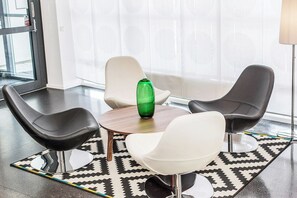 Sitteområde i lobbyen