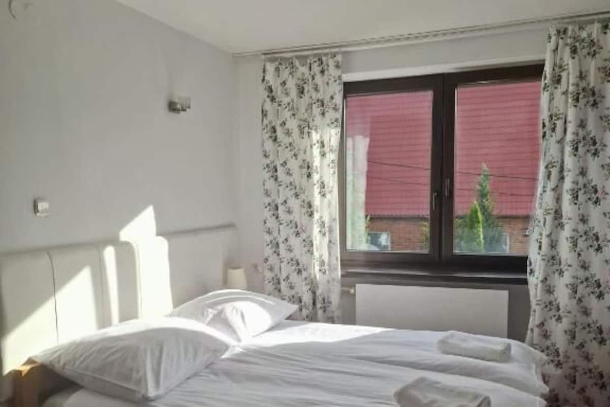 Soundproofing, iron/ironing board, free wired internet, bed sheets