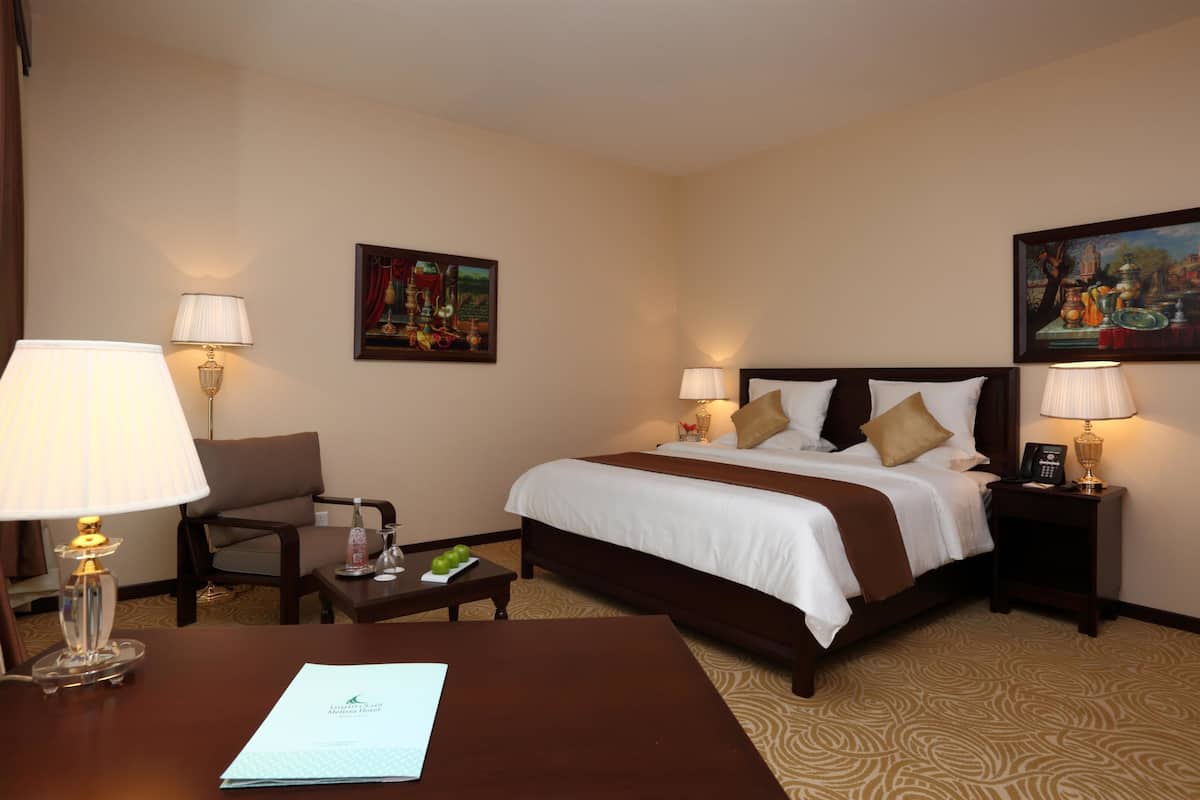 Deluxe Double Room | Minibar, in-room safe, desk, laptop workspace