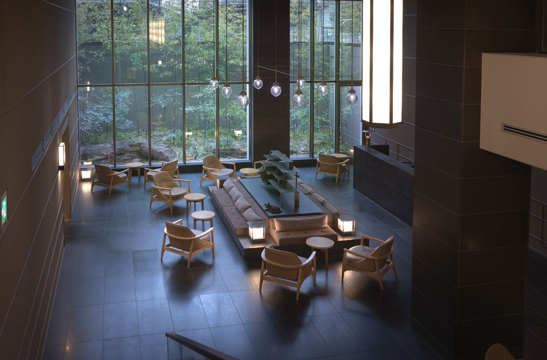 Sala de estar en el lobby
