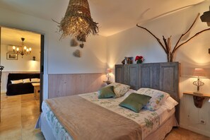 Cottage Comfort, non fumatori, vista mare parziale | Biancheria da letto di alta qualità, con stile personalizzato