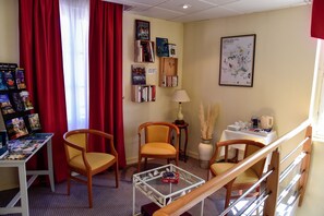 Sitteområde i lobbyen