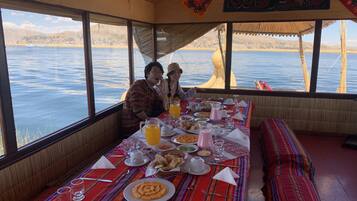 Free buffet breakfast