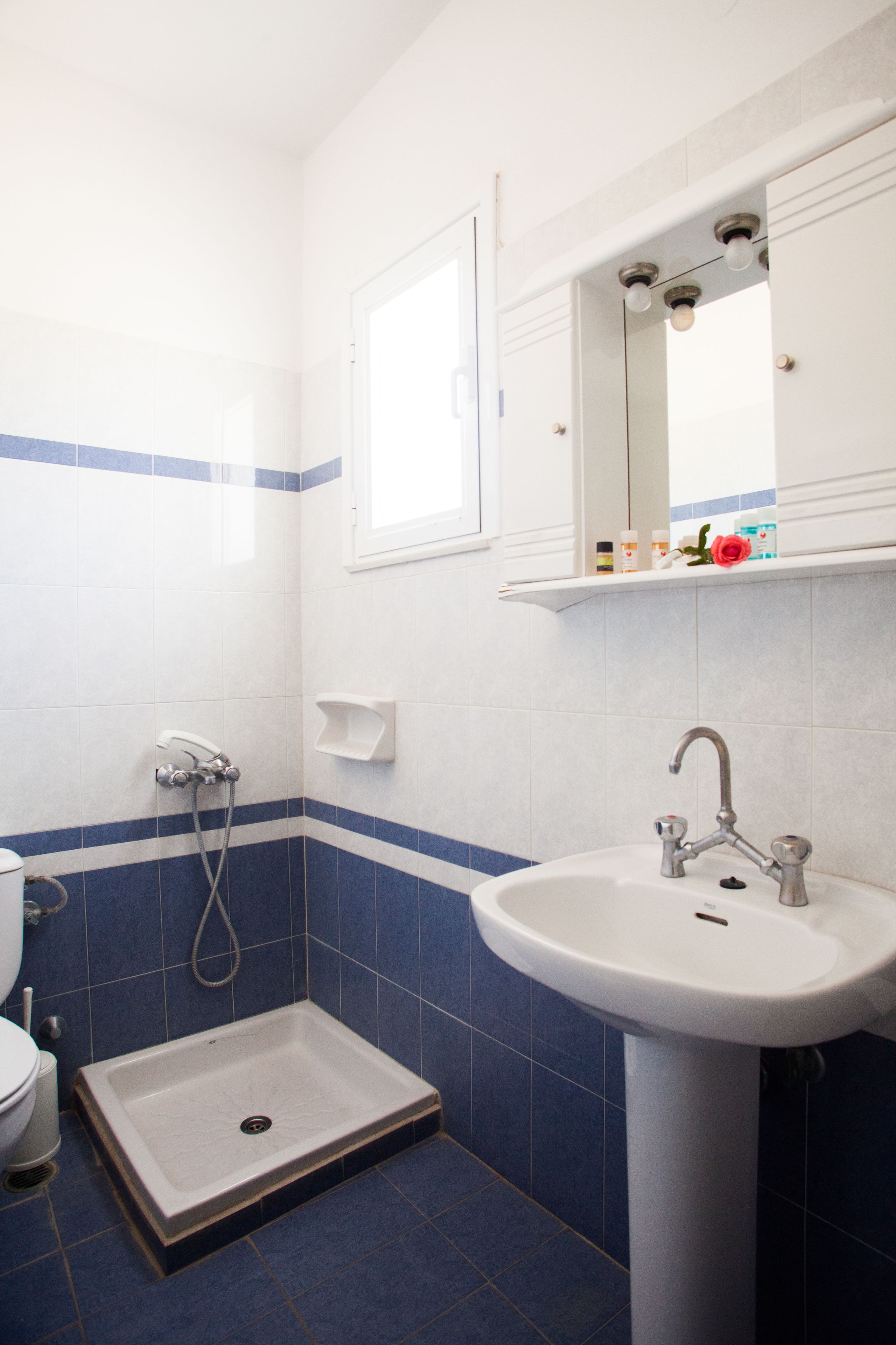 family apartment | bathroom | shower, rainfall showerhead, free toiletries, hair dryer