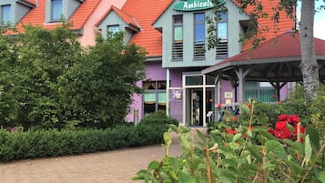 Majoituspaikan sisäänkäynti