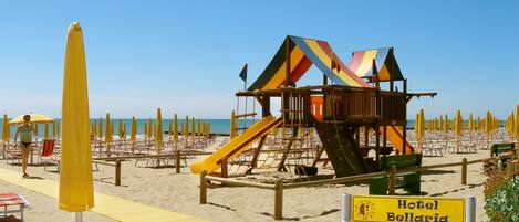 Accommodatie ligt op het strand