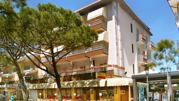 Façade de l’hébergement