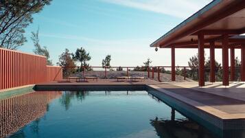 Indoor pool, outdoor pool