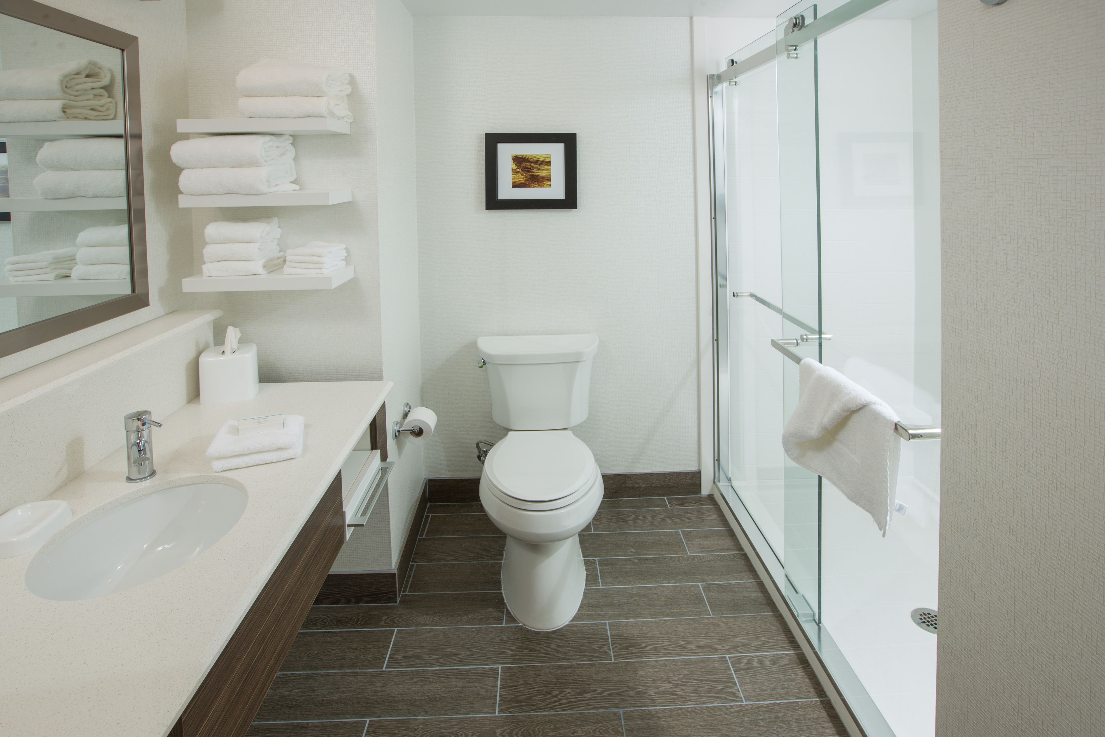 free toiletries, hair dryer, towels, soap