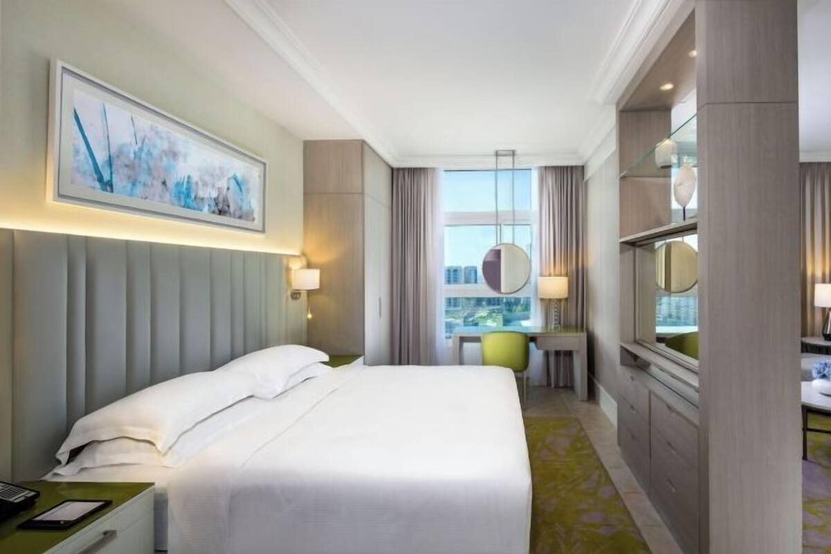 In-room safe, desk, blackout drapes, iron/ironing board