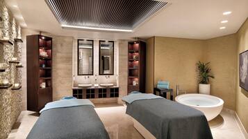 Salas de tratamientos para parejas, sauna, baño turco