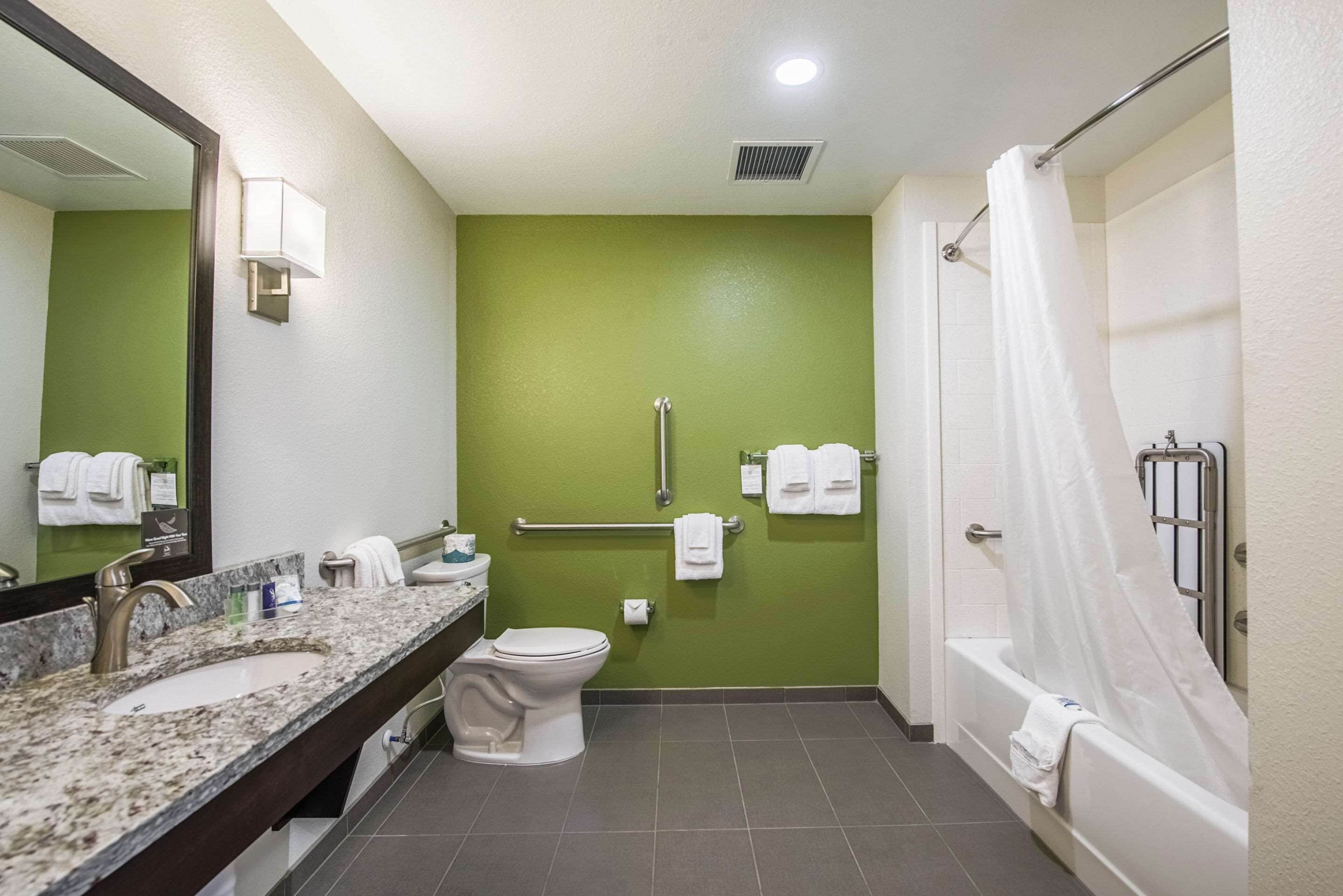 room, 2 queen beds, accessible, non smoking | desk, laptop workspace, iron/ironing board, free cots/infant beds