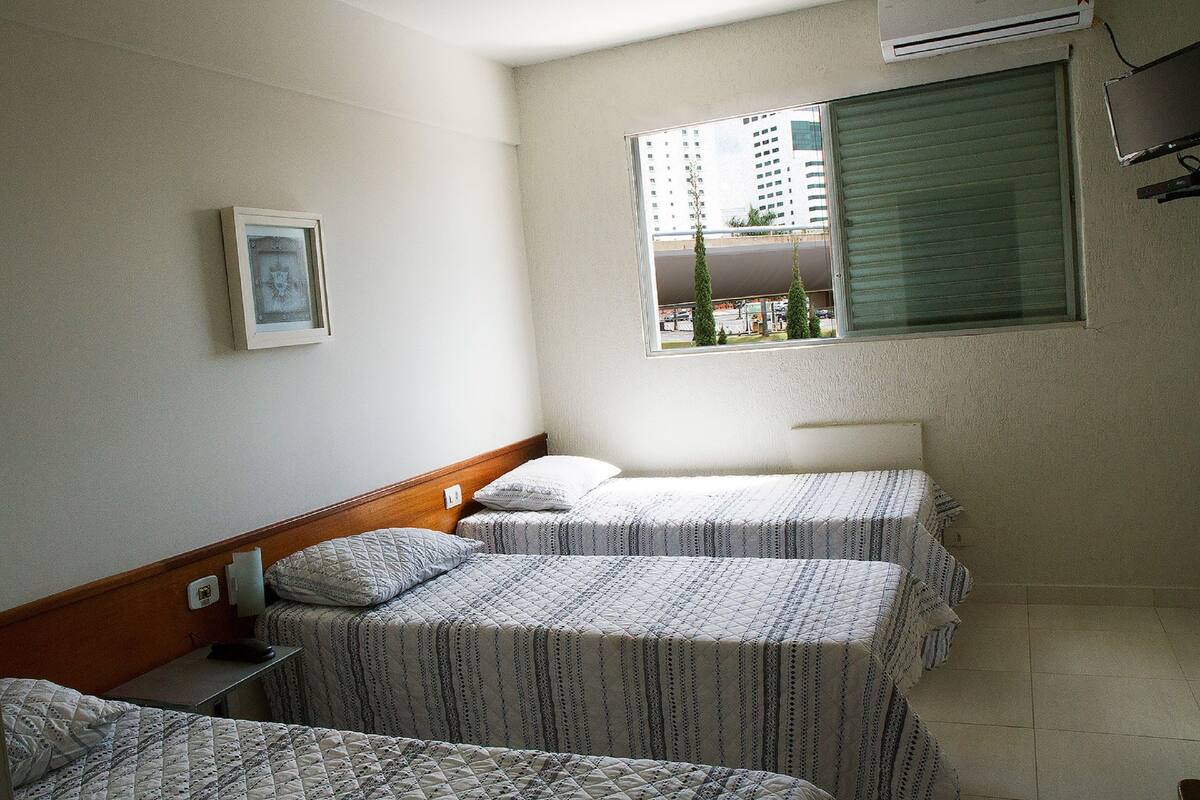 Triple Room, 3 Single Beds | Premium bedding, desk, free WiFi, bed sheets