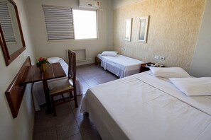 Quadruple Room | Premium bedding, desk, free WiFi, bed sheets