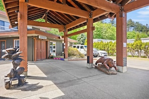 Fachada de la propiedad